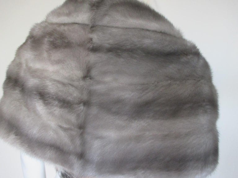Saga Furs Grey Mink Fur Stole at 1stDibs mink pelt price