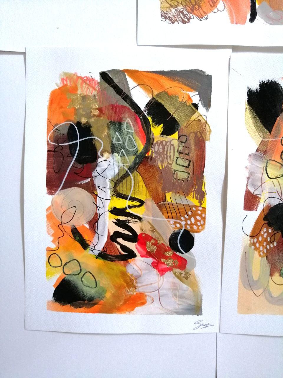 ABSTRACT (Moderne), Painting, von Saga Jay