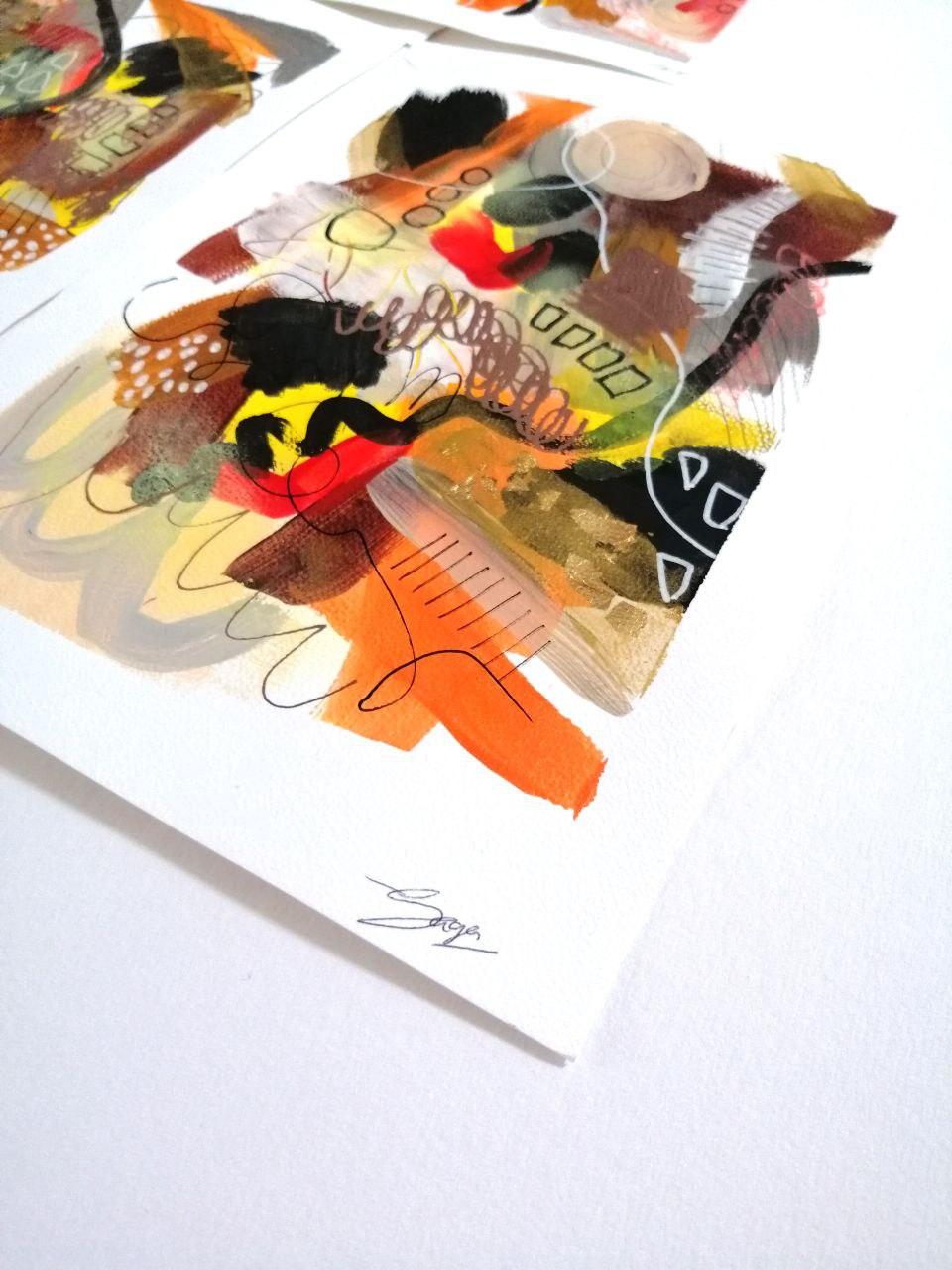 3 Gemälde enthalten, 21x29,7cm jedes Gemälde

Gemälde zu 100% von Hand gemalt
Original Unikat handbemalt
Acrylfarben auf Aquarellpapier

Versendet aus Italien