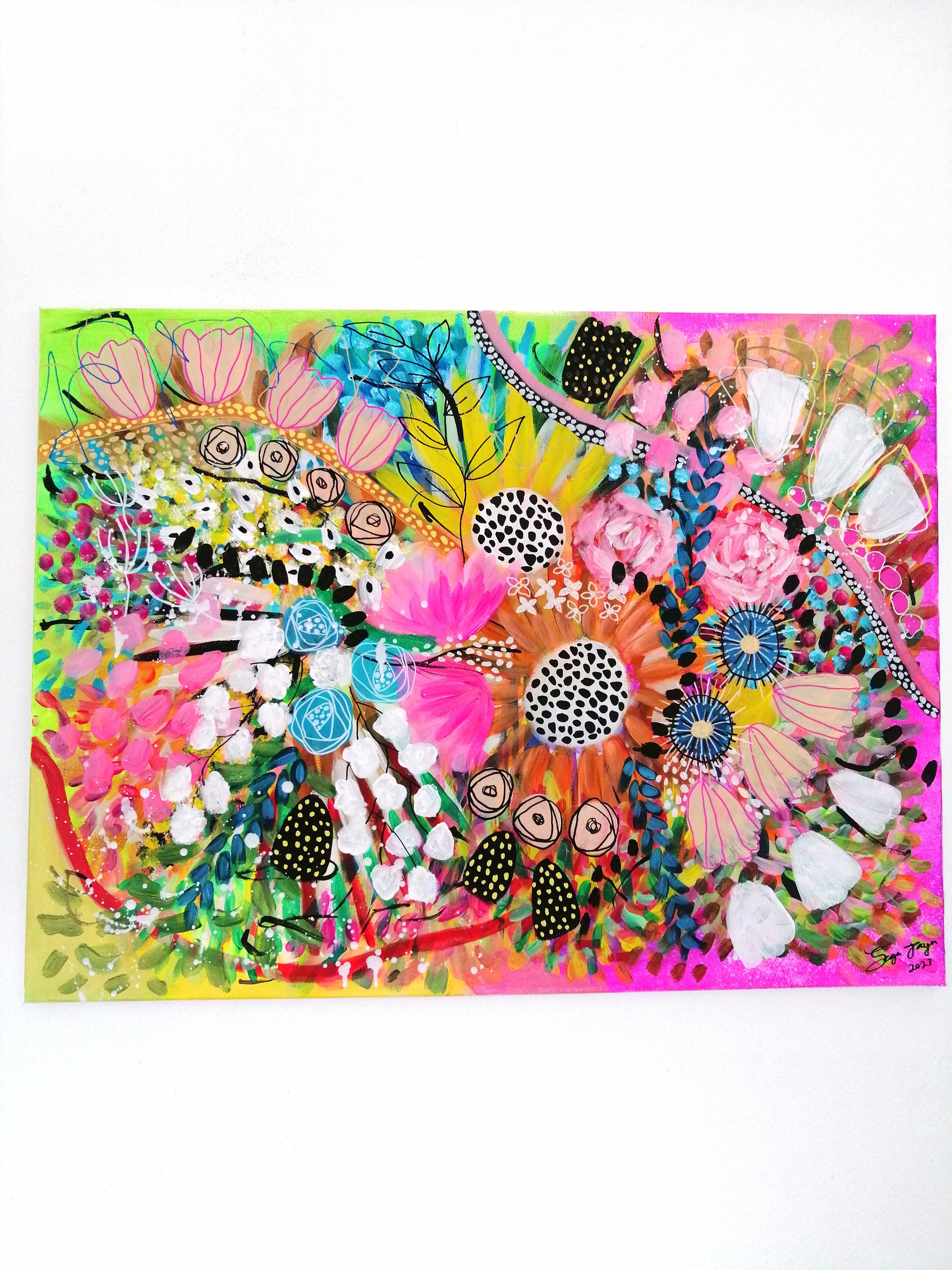 FLORAL - Painting de Saga Jay