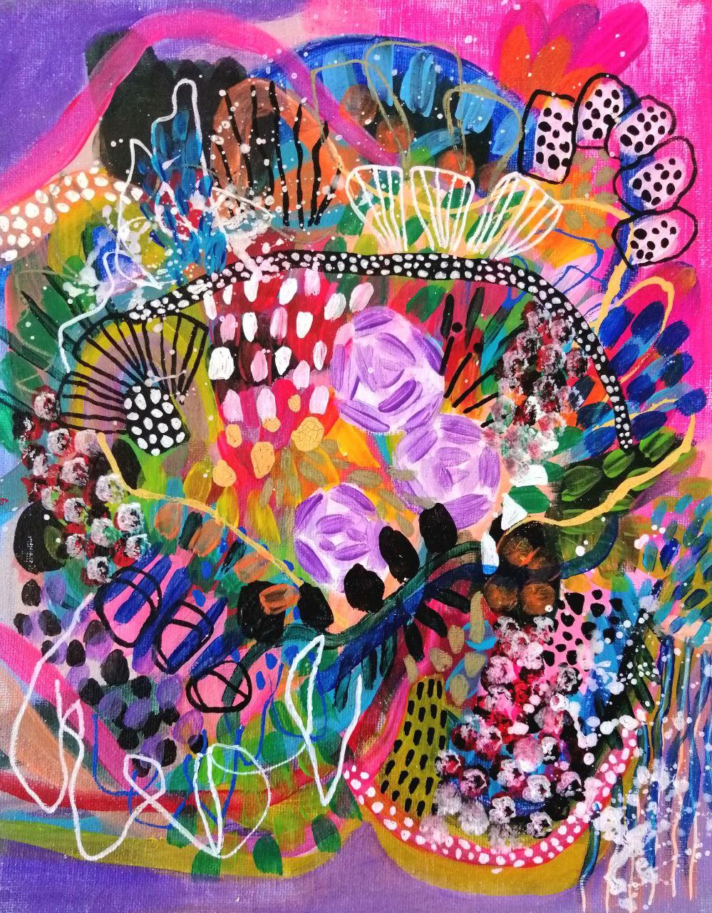 FLOREALE - Painting di Saga Jay