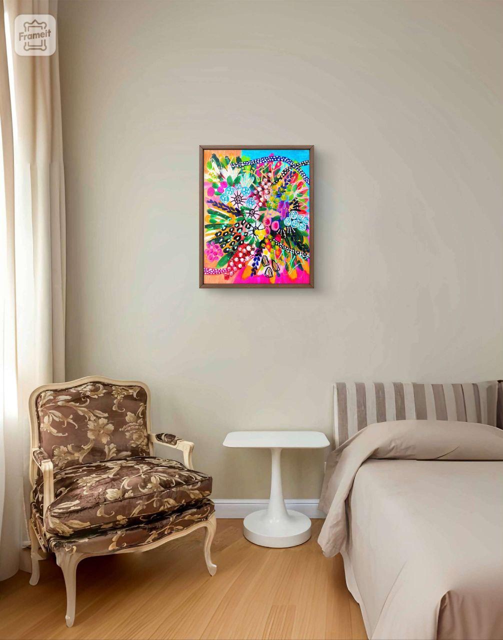 FLORAL - Abstract Painting Beige de Saga Jay