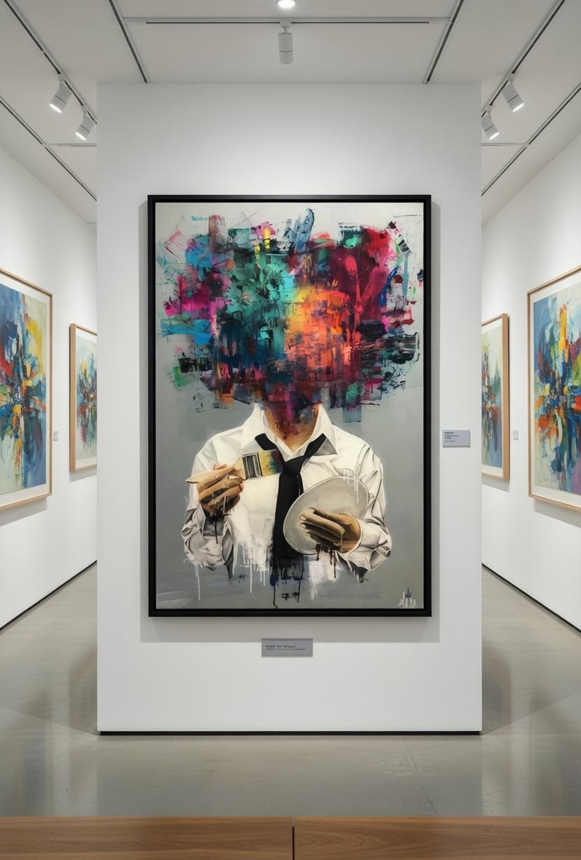 Self-Portrait Fine Art Print 28 x 21 inches by Sage Barnes