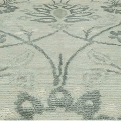 Sage Botanical Trellis Rug "Willow Trellis" by Doris Leslie Blau