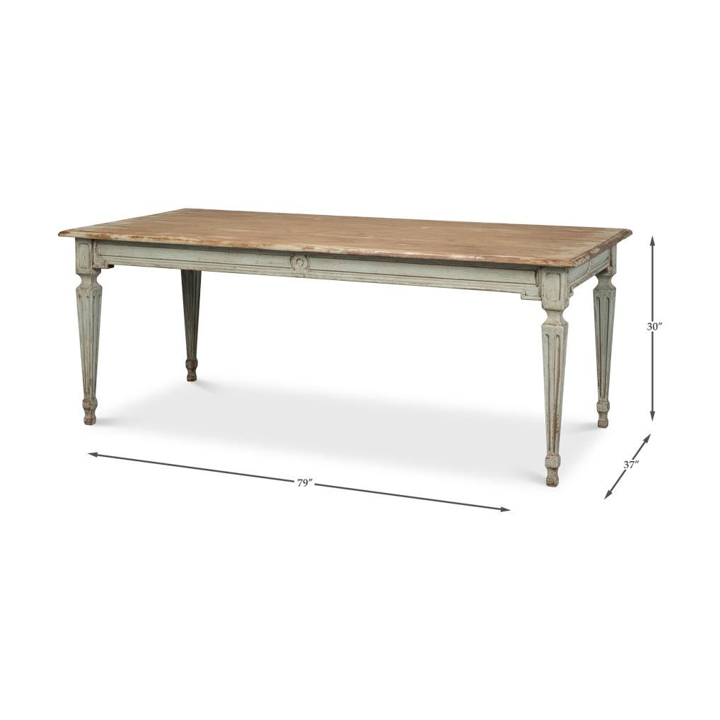 Table de salle à manger French Room Sage en vente 4