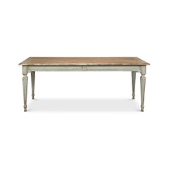 Sage French Provincial Dining Room Table