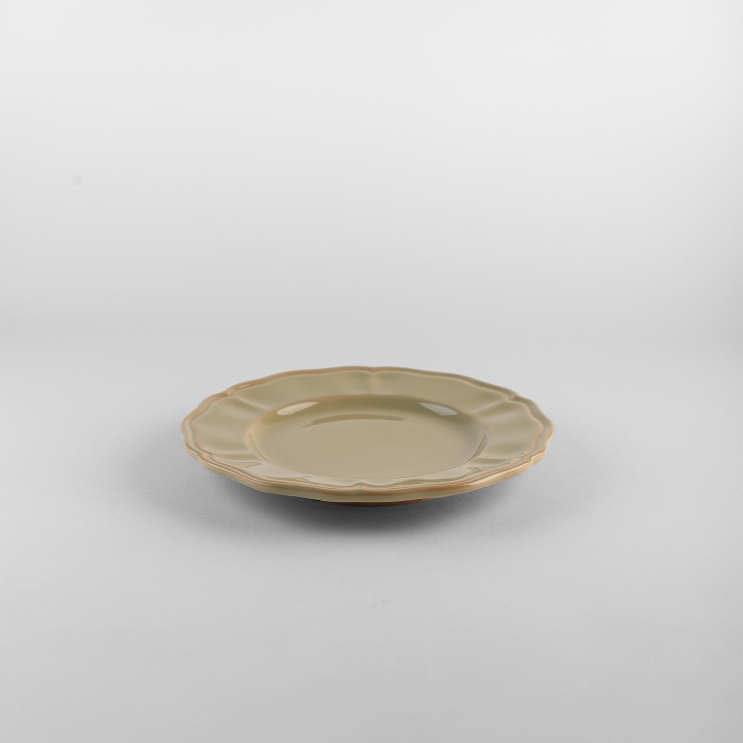 Platos hondos verde salvia: Sopa, soporte, plato auxiliar para 4. Hecho a mano en Italia 2024 Italiano en venta