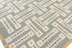 Sage-Green Swedish Rug by Doris Leslie Blau