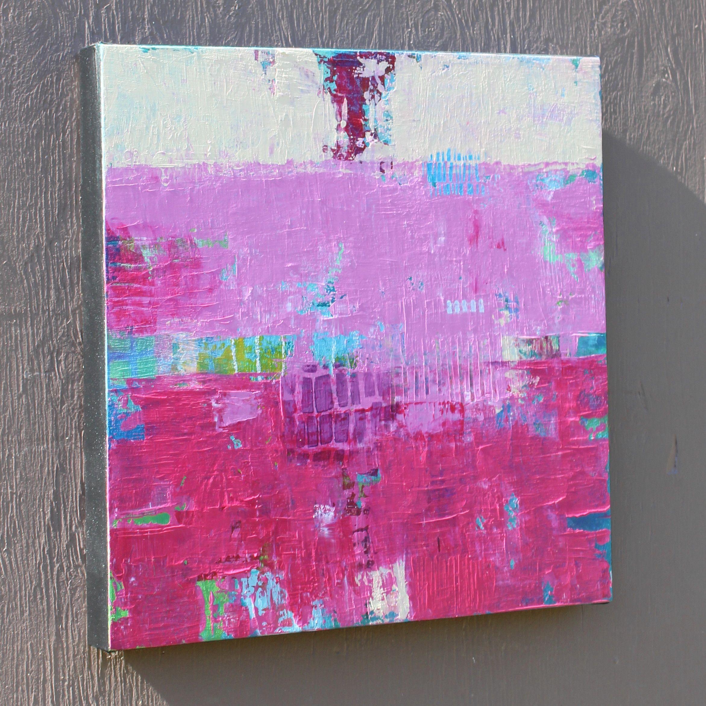 I Heart Pink, Painting, Acrylic on Canvas For Sale 2