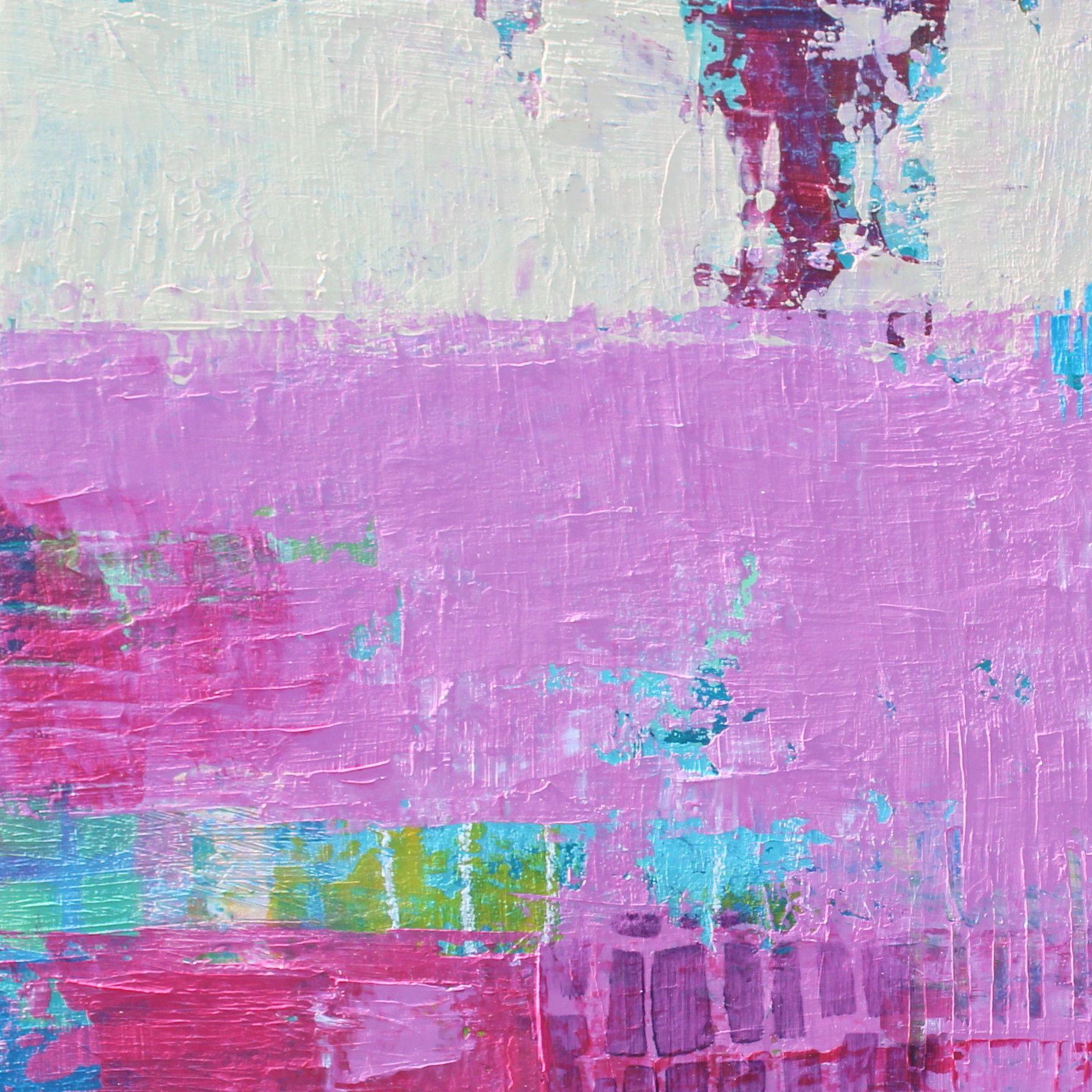 I Heart Pink, Painting, Acrylic on Canvas For Sale 4