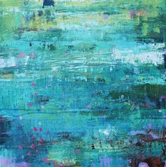 Memory of a Lily Pond, Painting, Acrylic on Canvas