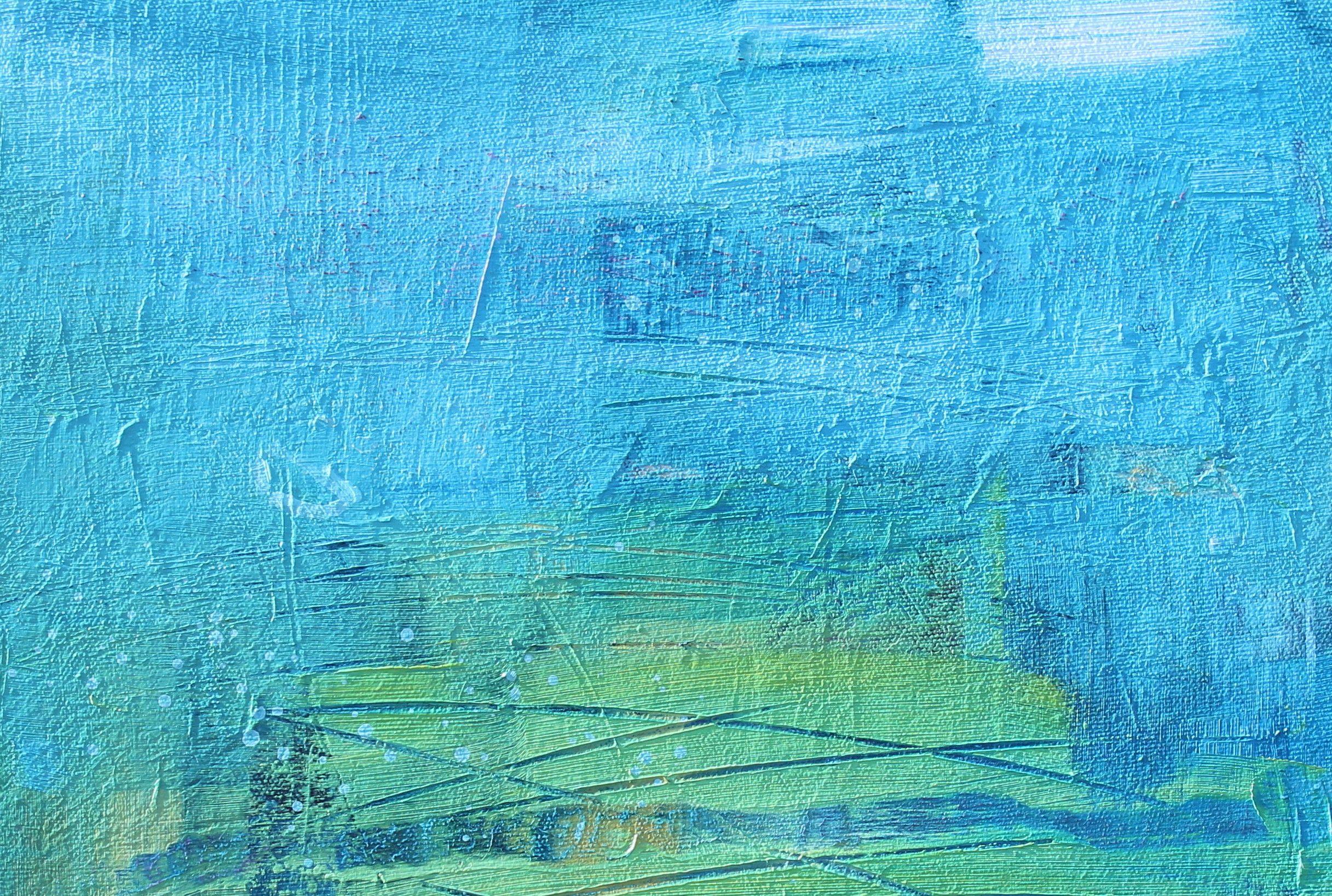 Scratch Resistant, Painting, Acrylic on Canvas For Sale 4