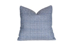 Sage Navy Tweed Pillow
