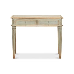 Sage Painted Country Pine Console