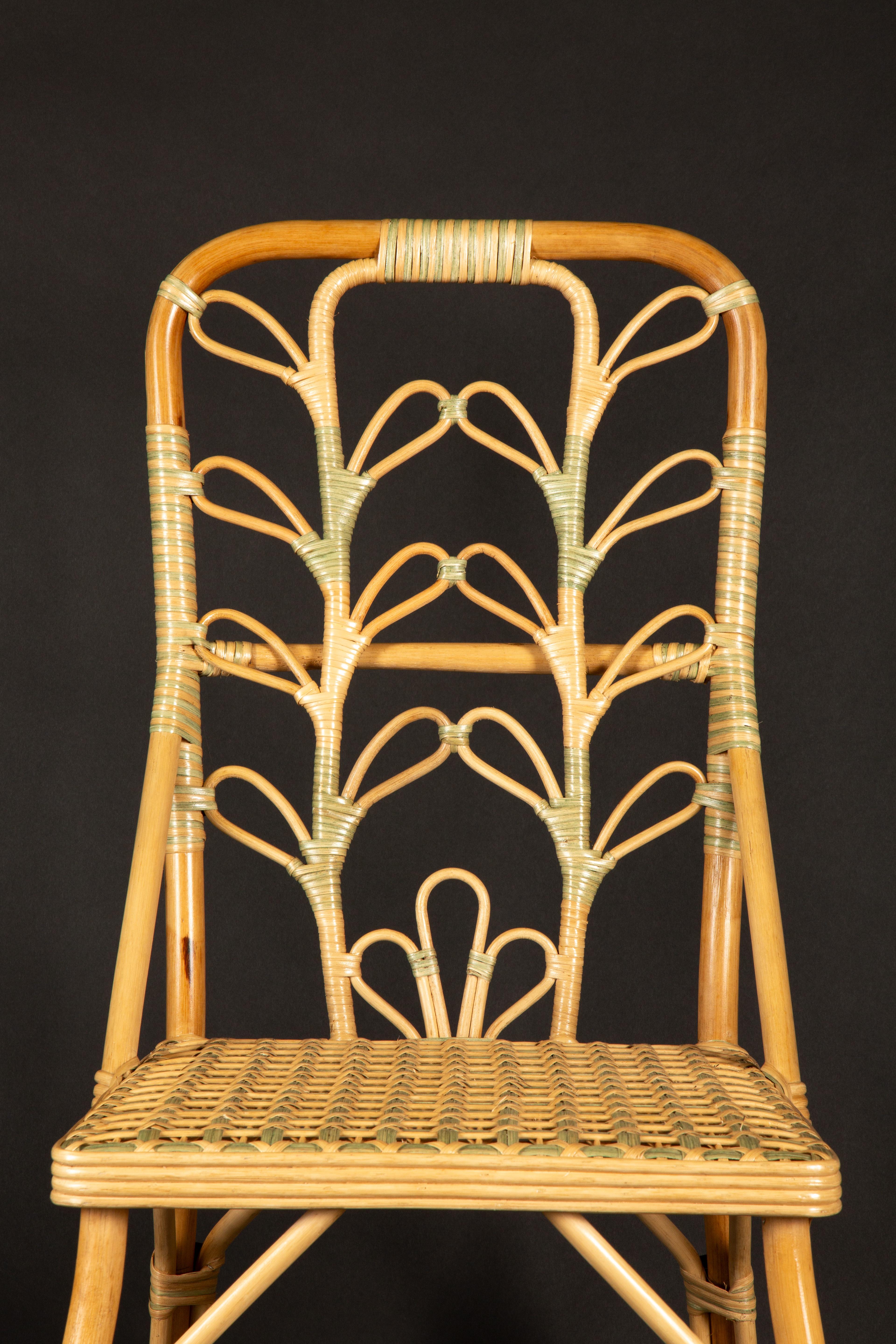 Chaise Daisy en rotin de Sage par Creel and Gow :

Mesures : 18