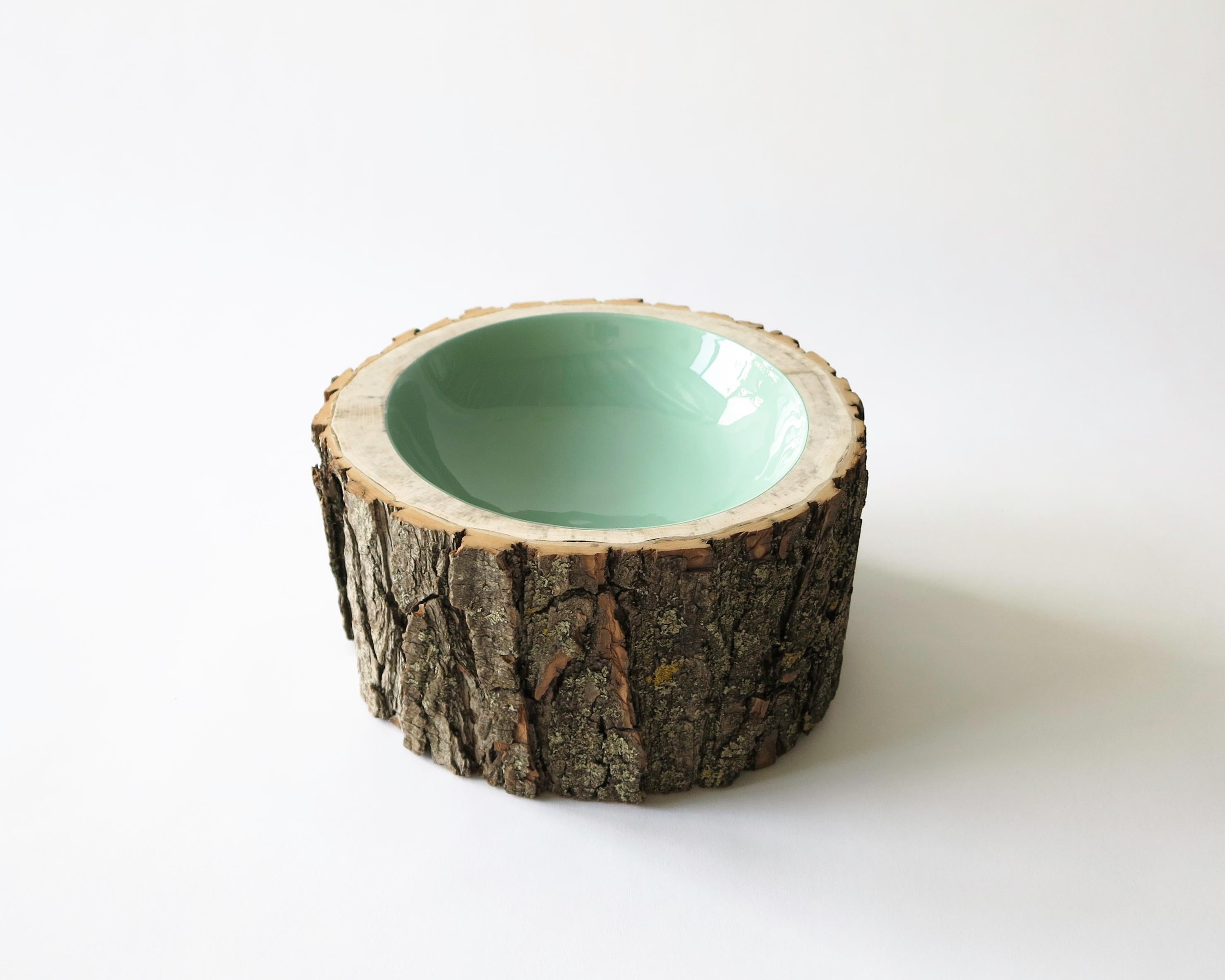 Perfect as a feature objet d'art on your table or shelves, a catch-all for jewellery and special items, or displayed as a group for a striking centrepiece. 
Each Log Bowl is unique and makes the perfect one of a kind gift.

Log Bowls combine the