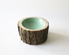 Sage Size 9 Log Bowl by Loyal Loot Made to Order Hand Made from Reclaimed Wood