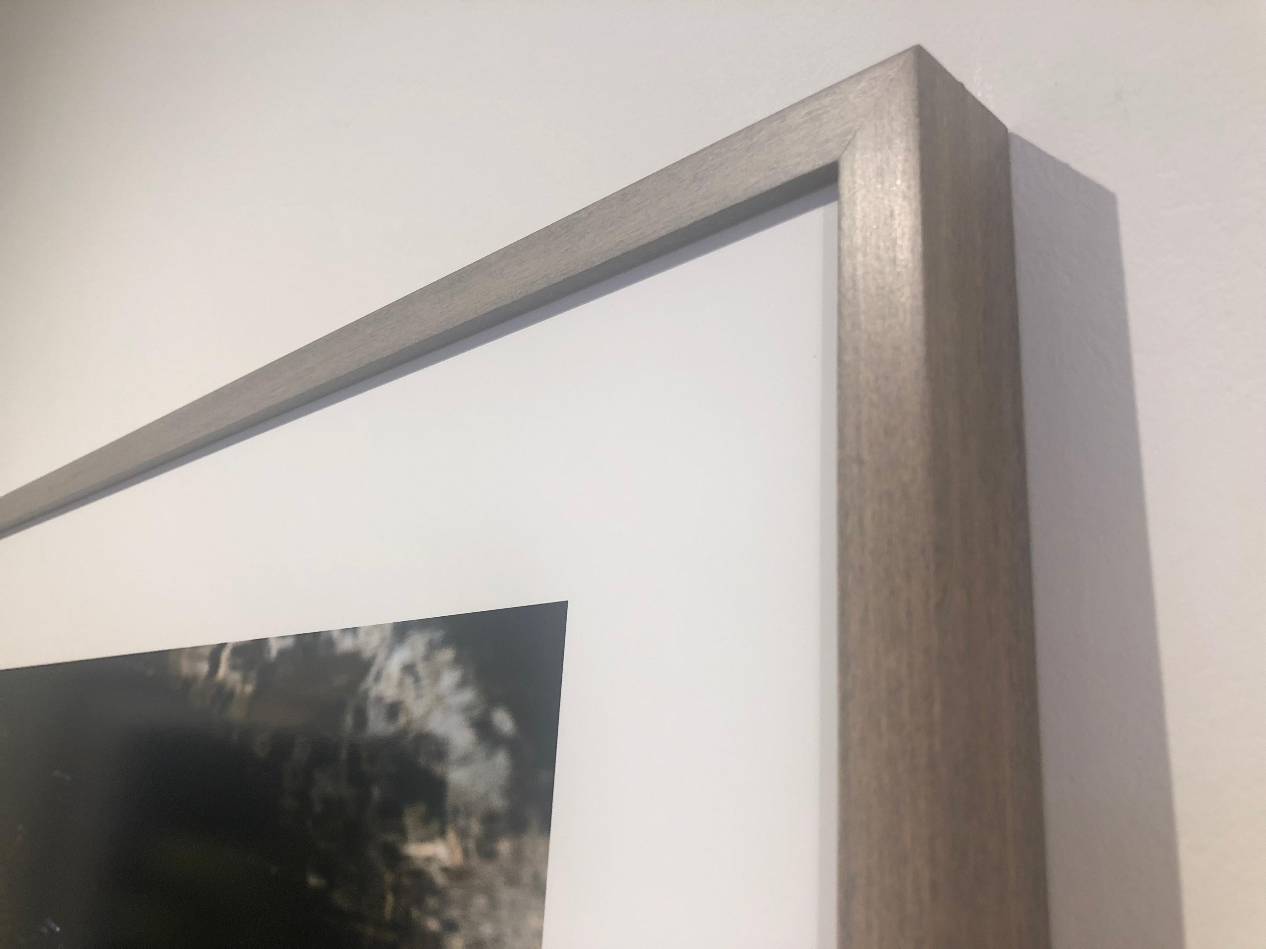 Abstract Reflections on New Hampshire Pond Landscape - Black Landscape Photograph by Sage Sohier