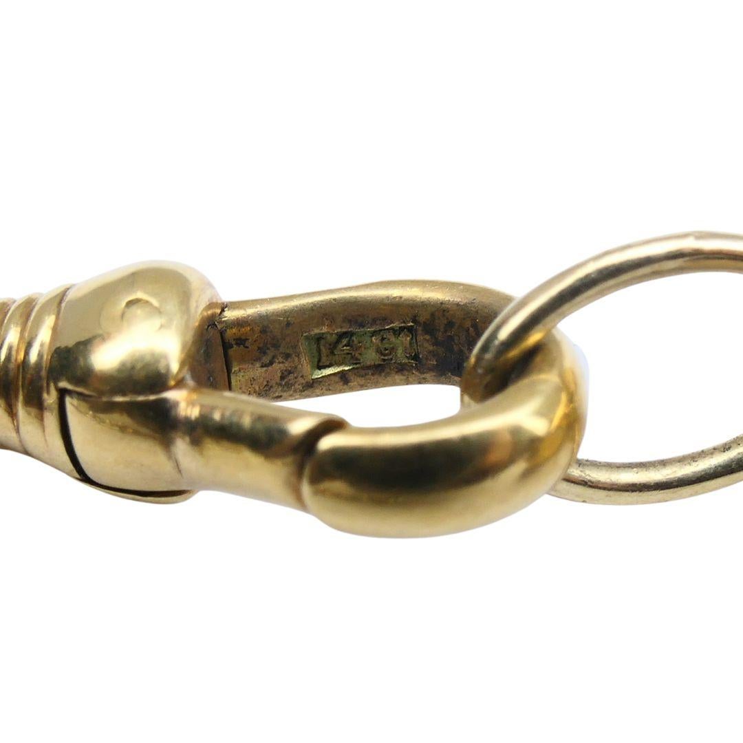 Sagittario Astrologico Collana con ciondolo a catena in oro platino e perle 14k in vendita 5