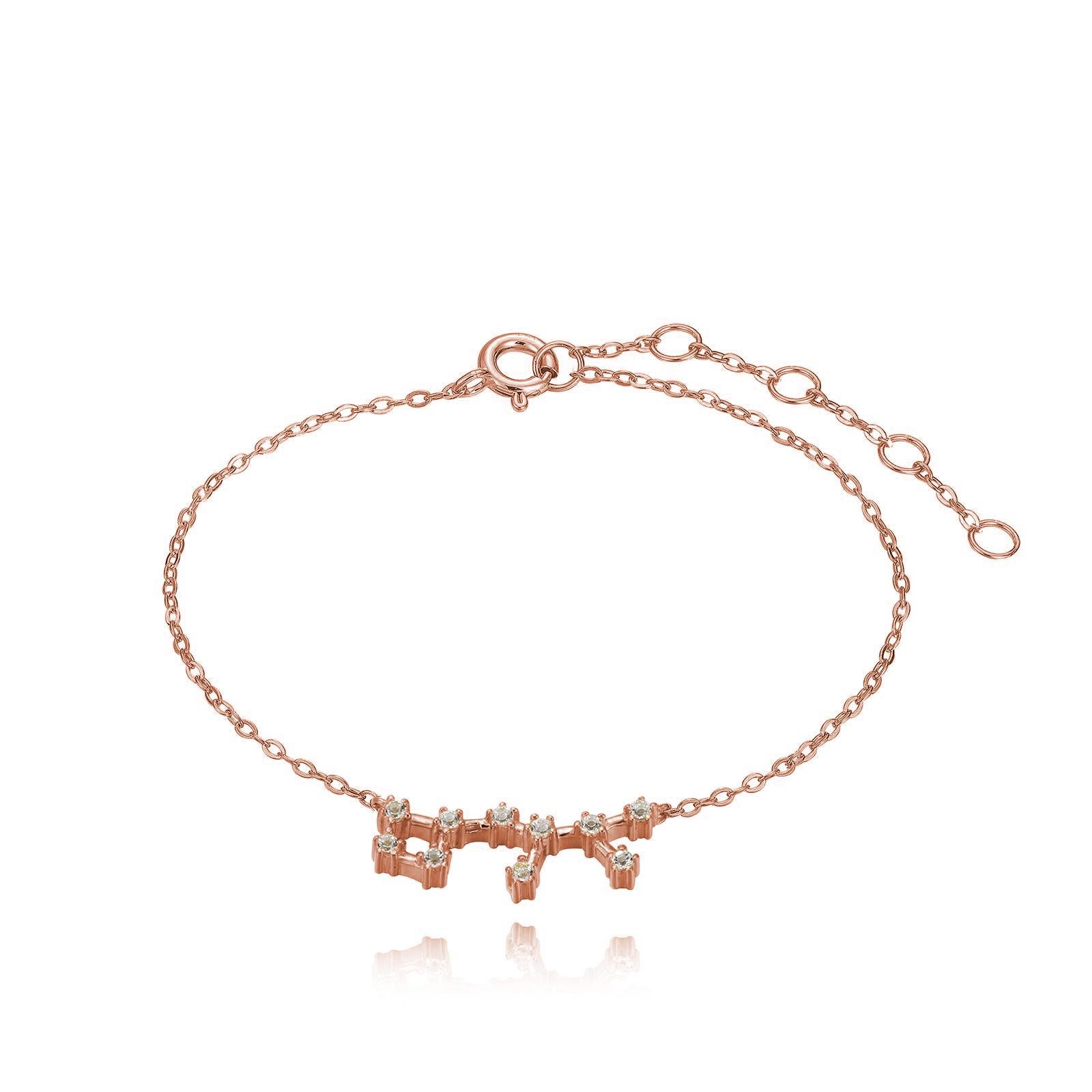 You are unique and your zodiac tells part of your story.  How your zodiac is displayed in the beautiful nighttime sky is what we want you to carry with you always. This sagittarius constellation bracelet shares a part of your personality with us all