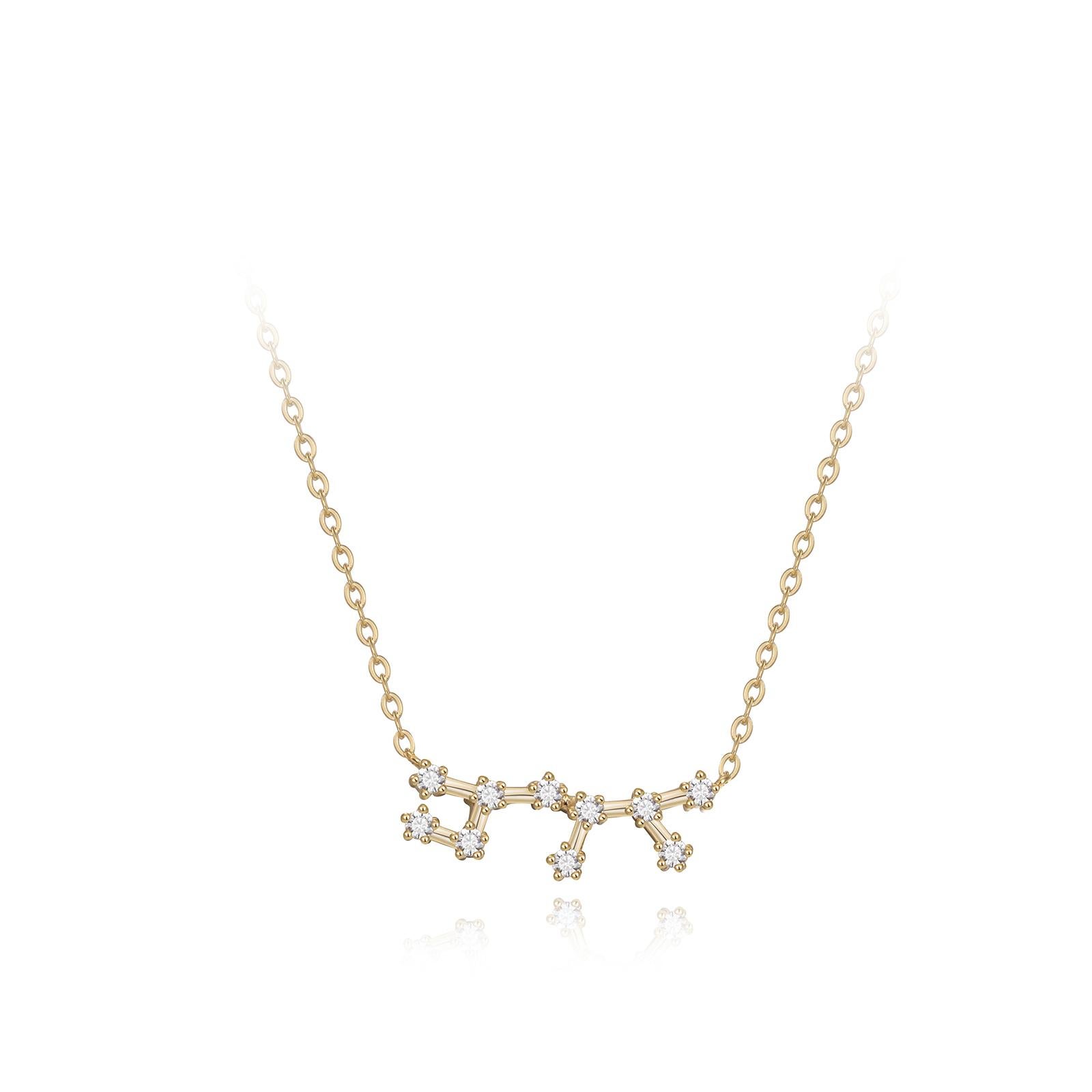 You are unique and your zodiac tells part of your story.  How your zodiac is displayed in the beautiful nighttime sky is what we want you to carry with you always. This sagittarius constellation necklace shares a part of your personality with us all
