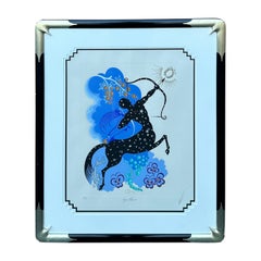 "Schütze" Handsignierte Serigrafie von Erté