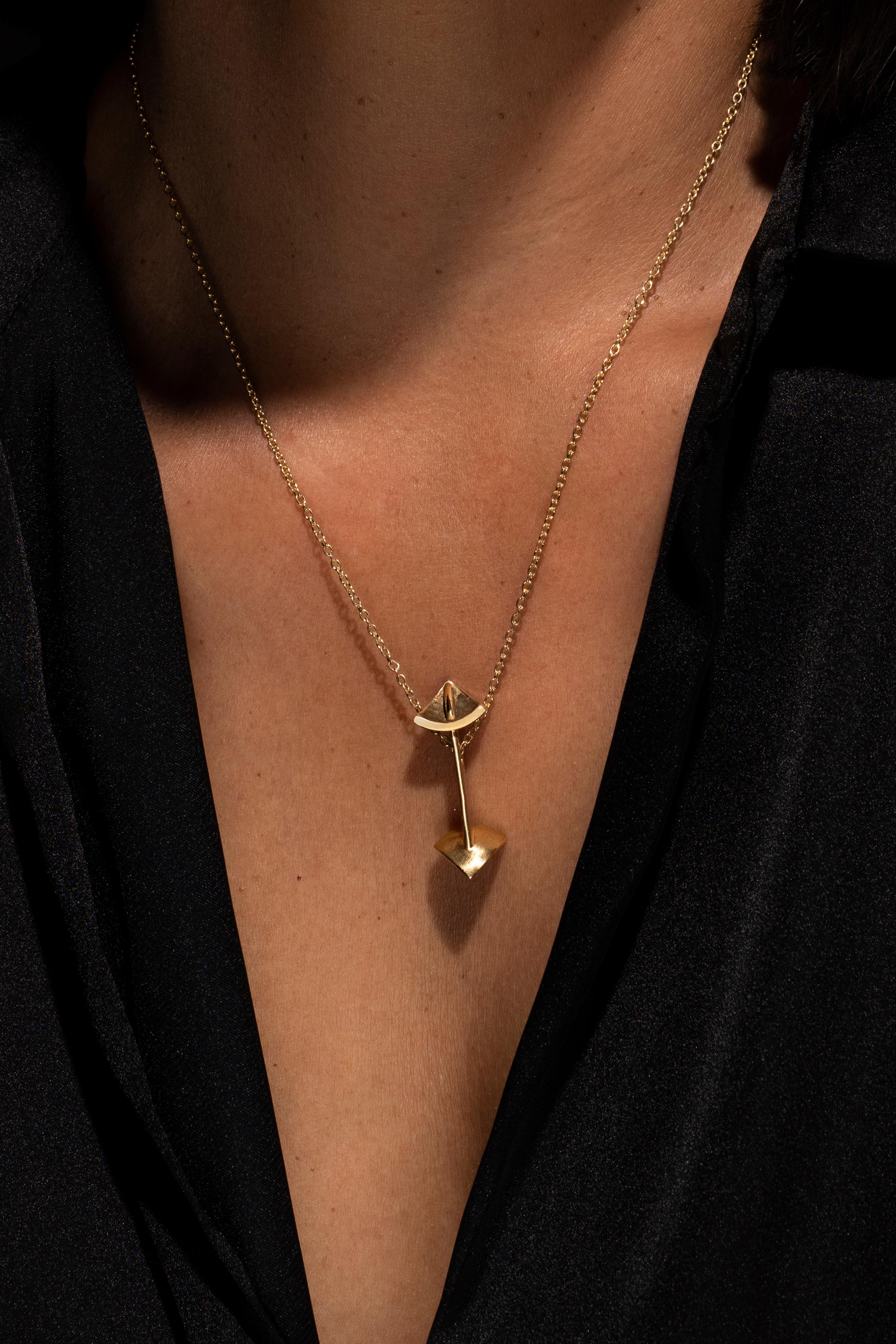 By Manjiro Zodiac Sagittarius Pendant Necklace In New Condition For Sale In Brooklyn, NY
