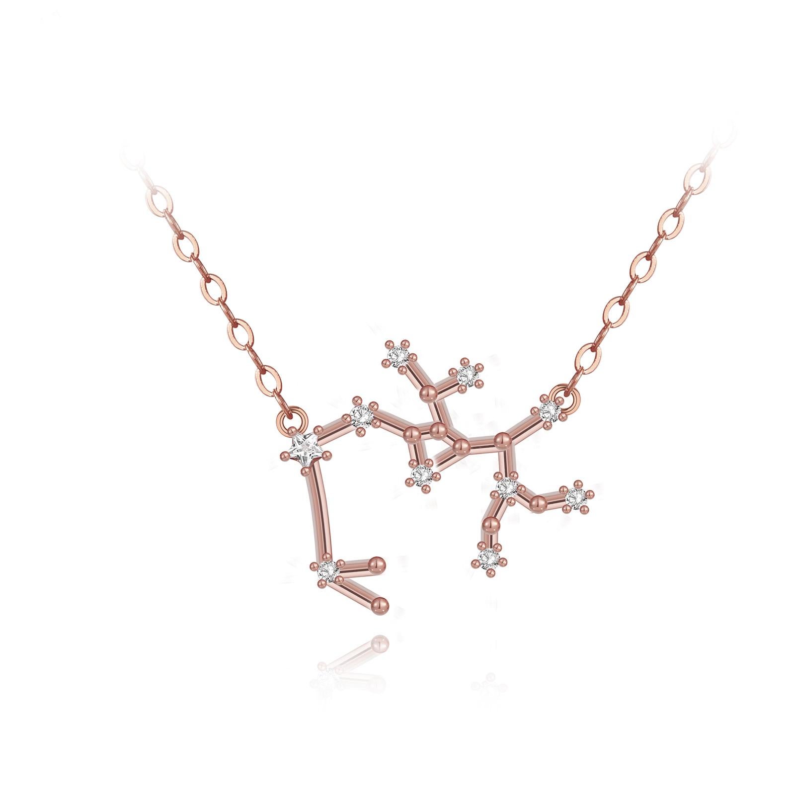 You are unique and your zodiac tells part of your story.  How your zodiac is displayed in the beautiful nighttime sky is what we want you to carry with you always. This sagittarius star constellation necklace shares a part of your personality with