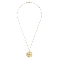 Sagittarius Zodiac Charm Necklace, Lucky Stone Diamond and Turquoise 14K Gold