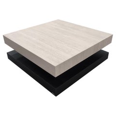 Sagra Travertin Marmor & Schiefer Couchtisch Contemporary Design Luxury Furnitur