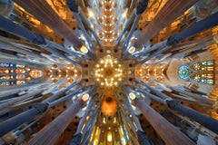 Sagrada Familia Barcelona, Farbfotografie, Kunstdruck von Rainer Martini