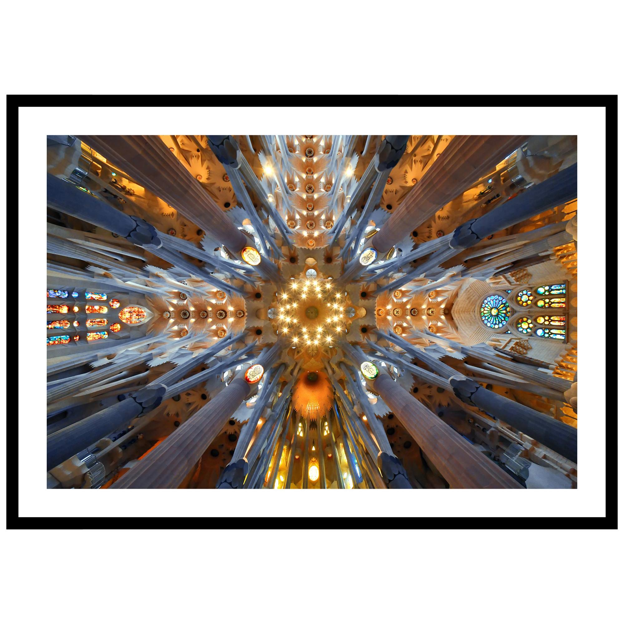 Sagrada Familia Barcelona, photographie en couleur, impression d'œuvres d'art de Rainer Martini