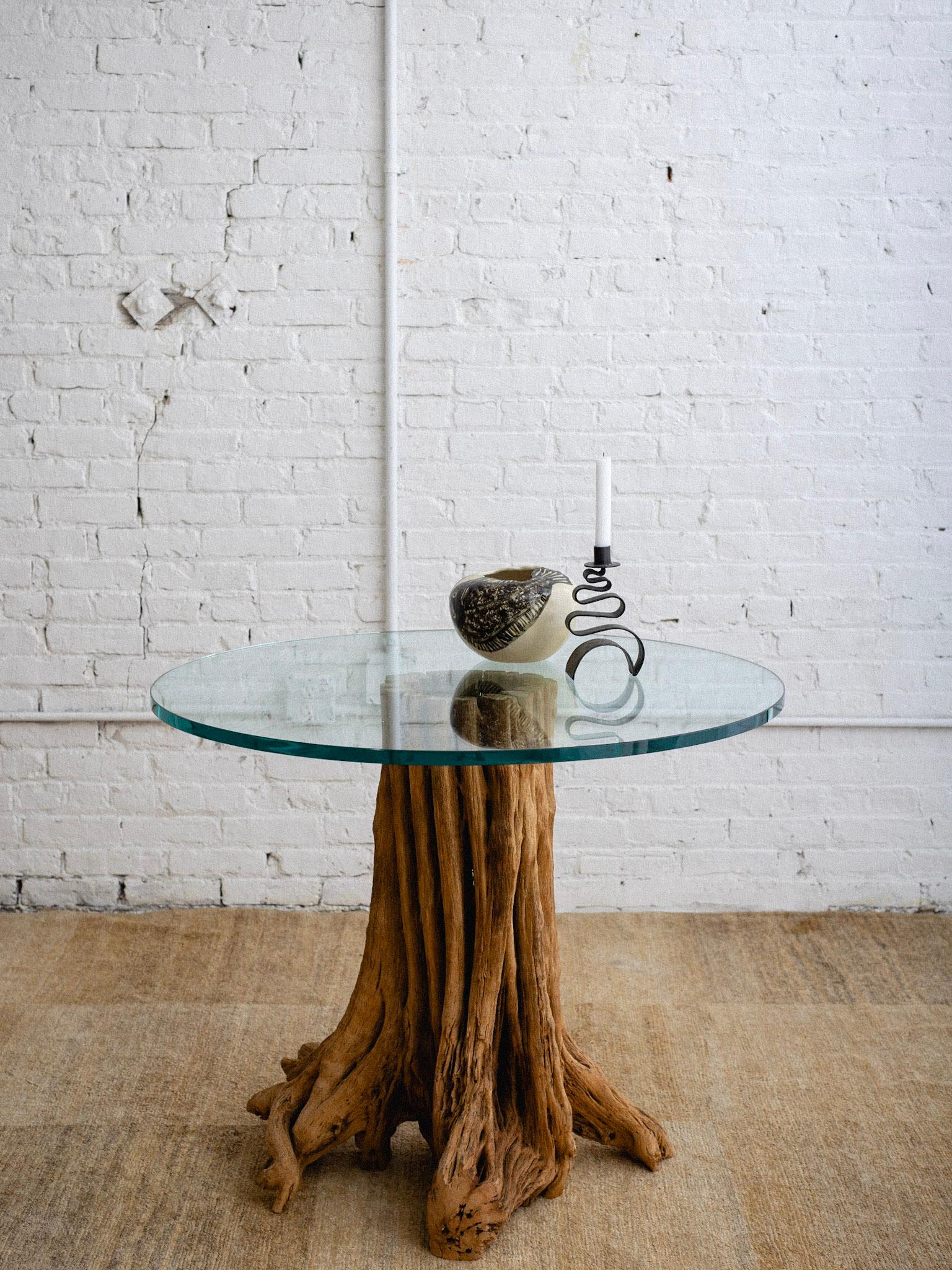 Table de salle à manger Saguaro Cactus avec plateau en verre en vente 6