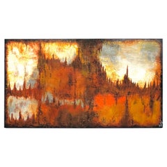 "Cañones del Saguaro" Arte Mixto Grande