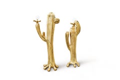 Saguaro No.2 Floor Lamp Polished Brass Gold by Zhipeng Tan
