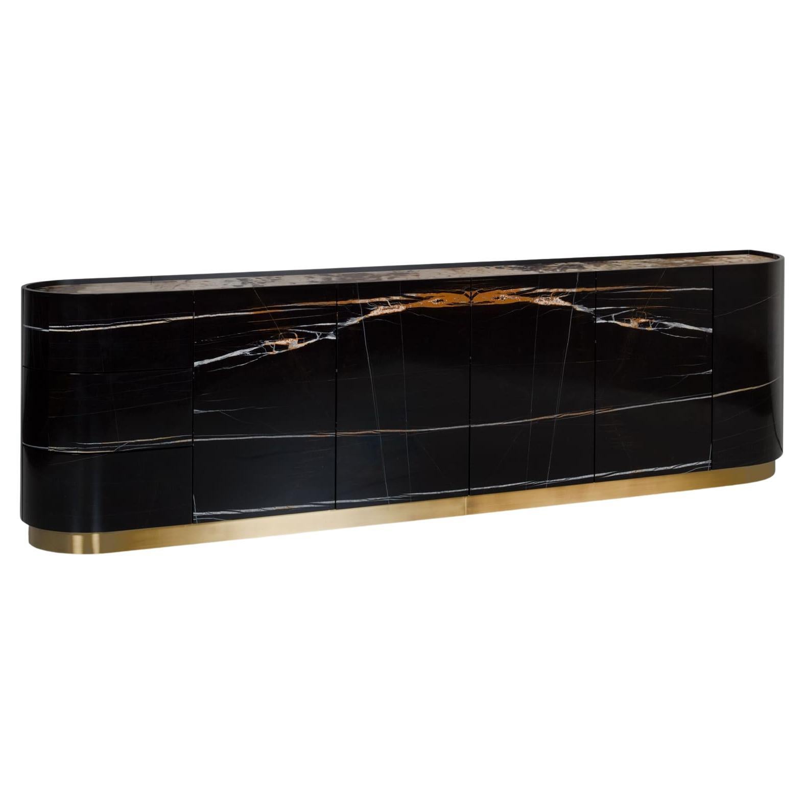 Sahara Sideboard, Contemporary Collection, Handcrafted in Portugal - Europe by Greenapple.

The Sahara marble sideboard is a masterpiece of organic design, crafted with the finest materials and unparalleled attention to detail. Its smooth, flowing