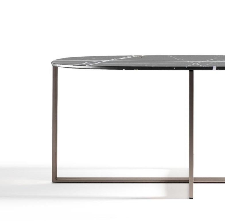 Sahara Noir Marble Top Coffee Table Molteni&C by Nicola Gallizia, DTA4 In New Condition For Sale In New York, NY