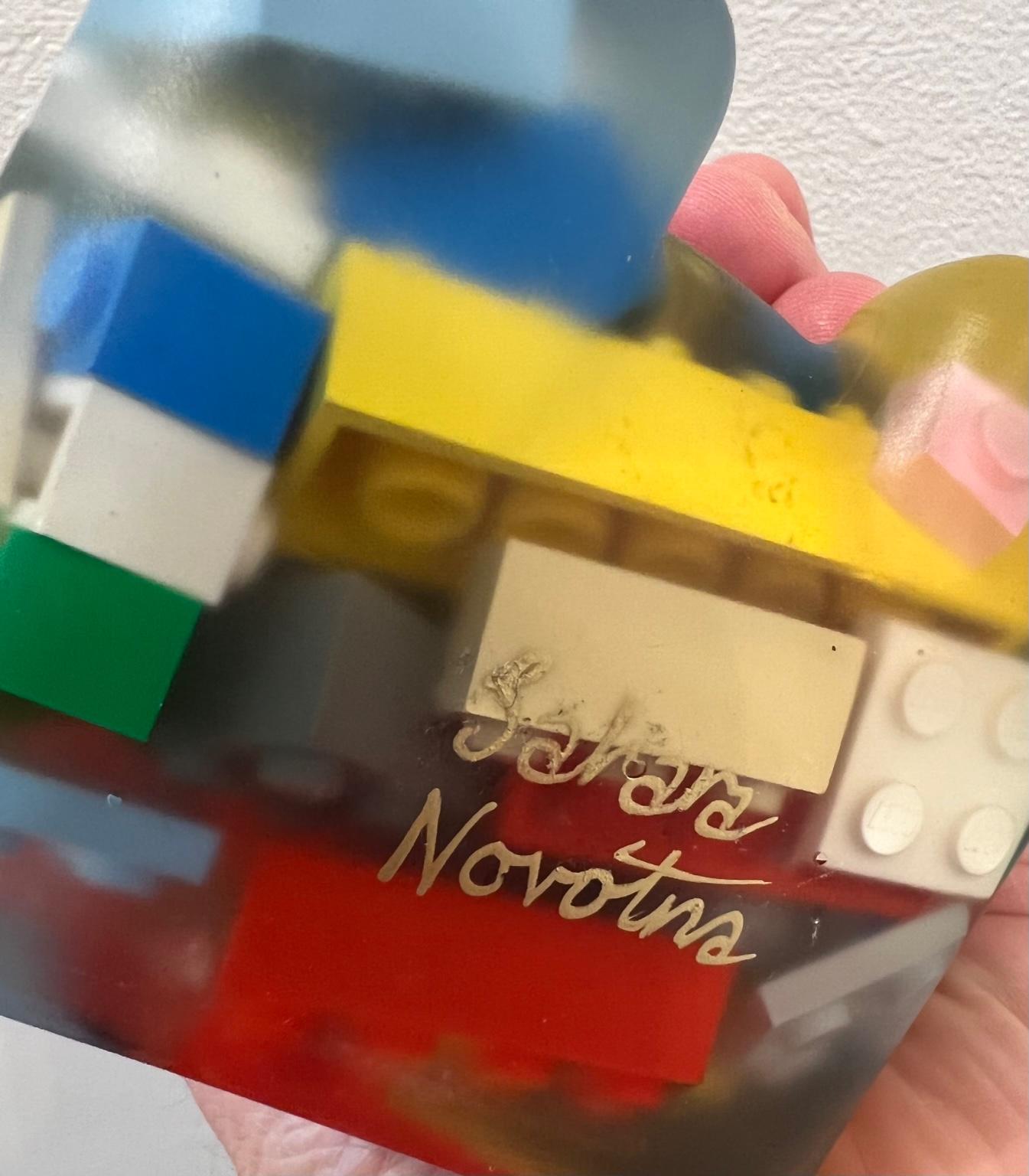Lego Gummy Bear 1 - Contemporary Mixed Media Art by Sahara Novotny
