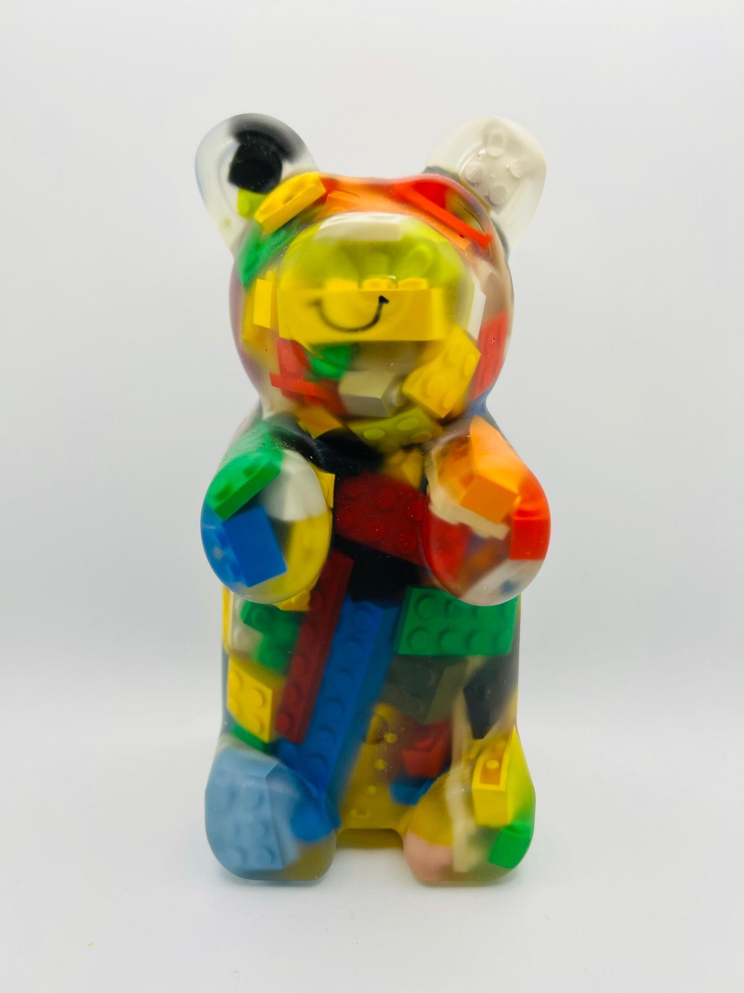 Lego Gummy Bear 1 - Mixed Media Art by Sahara Novotny