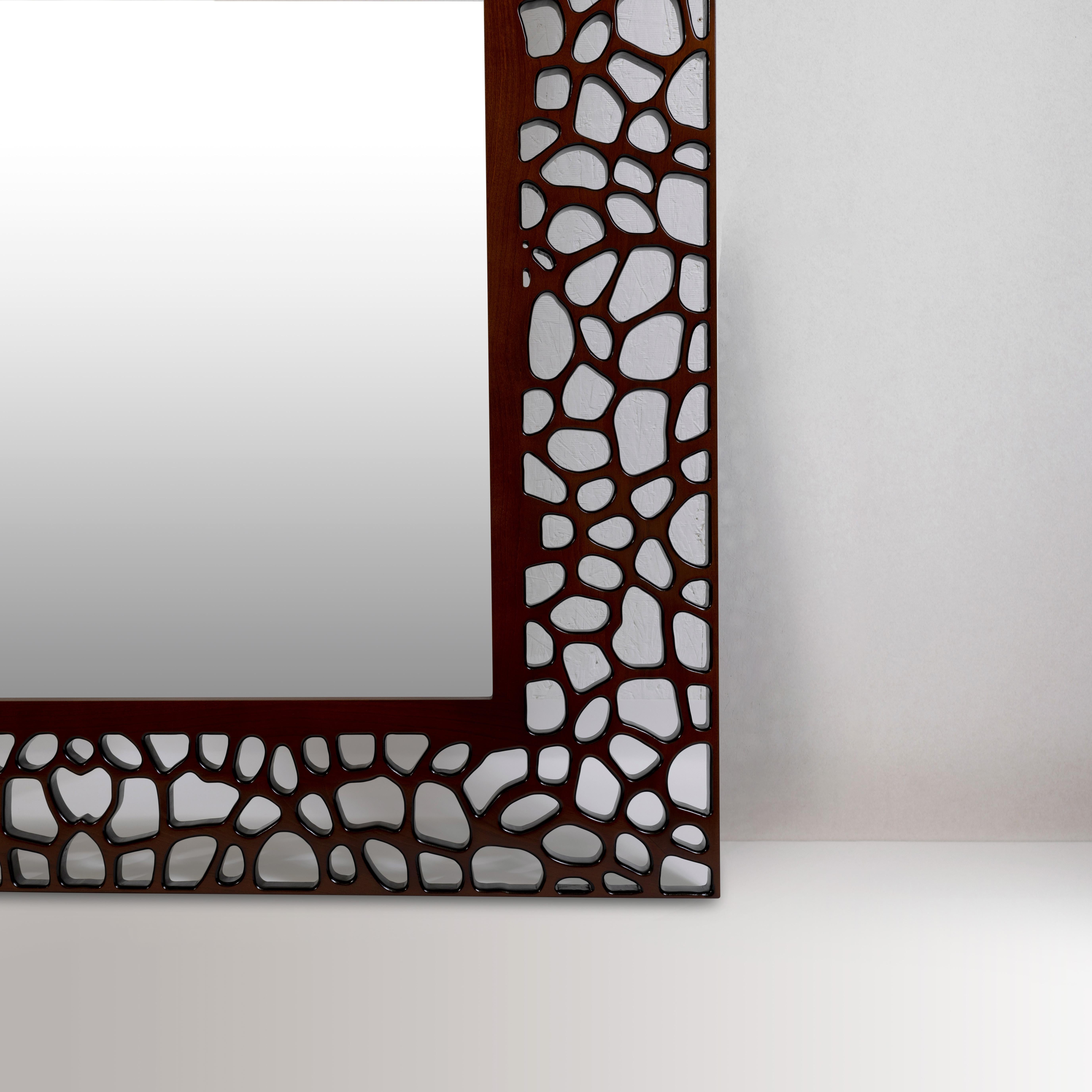 There isn’t a piece we have made that offers a more unique perspective than the Sahari Mirror. With unique carvings throughout the frame this mirror not only stands out as a statement piece but delivers intricacies throughout the design that will