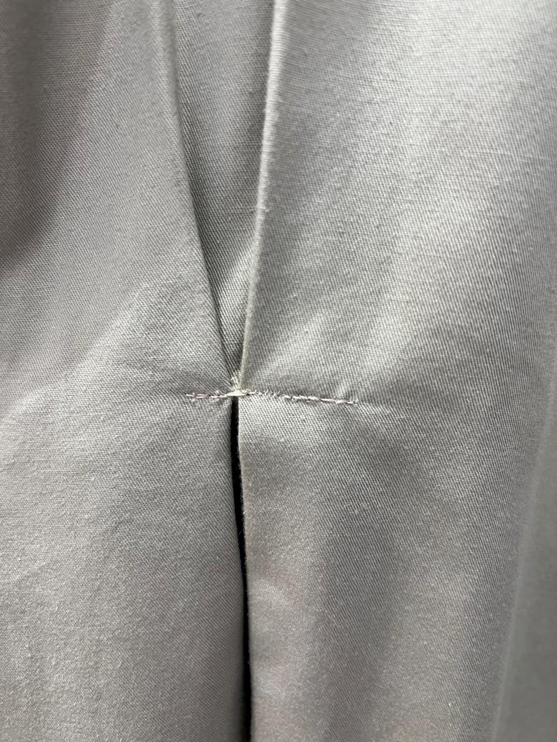 Saharienne-Baumwollkleid mit Schnürung YVES SAINT LAURENT RIVE GAUCHE SS1990 im Angebot 2