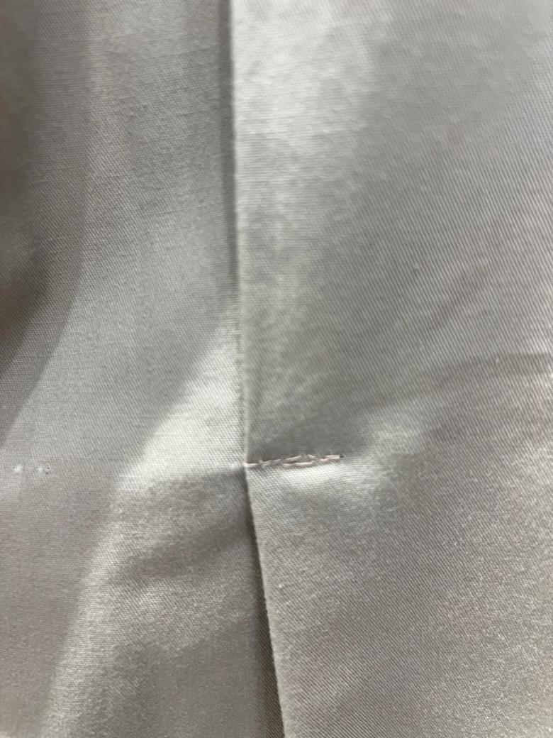 Saharienne-Baumwollkleid mit Schnürung YVES SAINT LAURENT RIVE GAUCHE SS1990 im Angebot 3