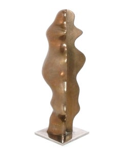 Sahl Swarz Abstract Bronze Sculpture Mid Century Modern Art