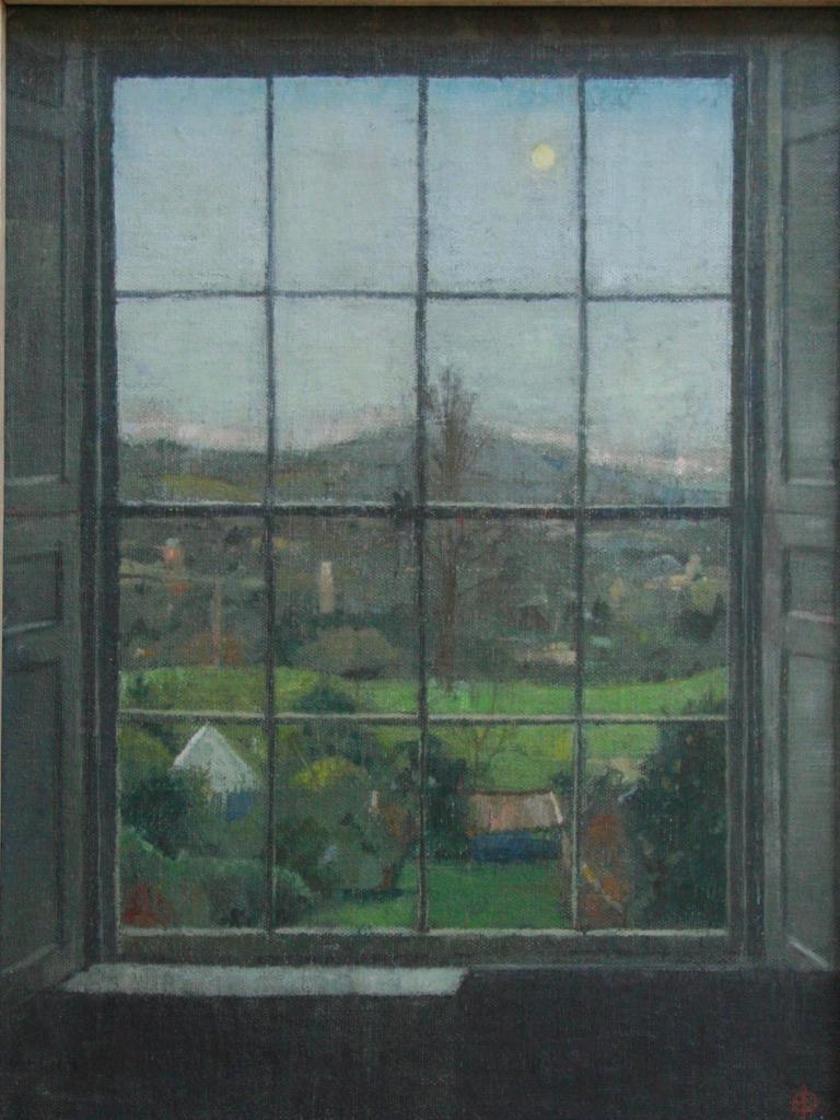 THROUGH THE WINDOW - Painting by Saied Dai