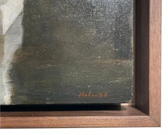 Sail and Nike, Still Life with Toy Boat and Winged Victory, Silver Leaf and Oil
