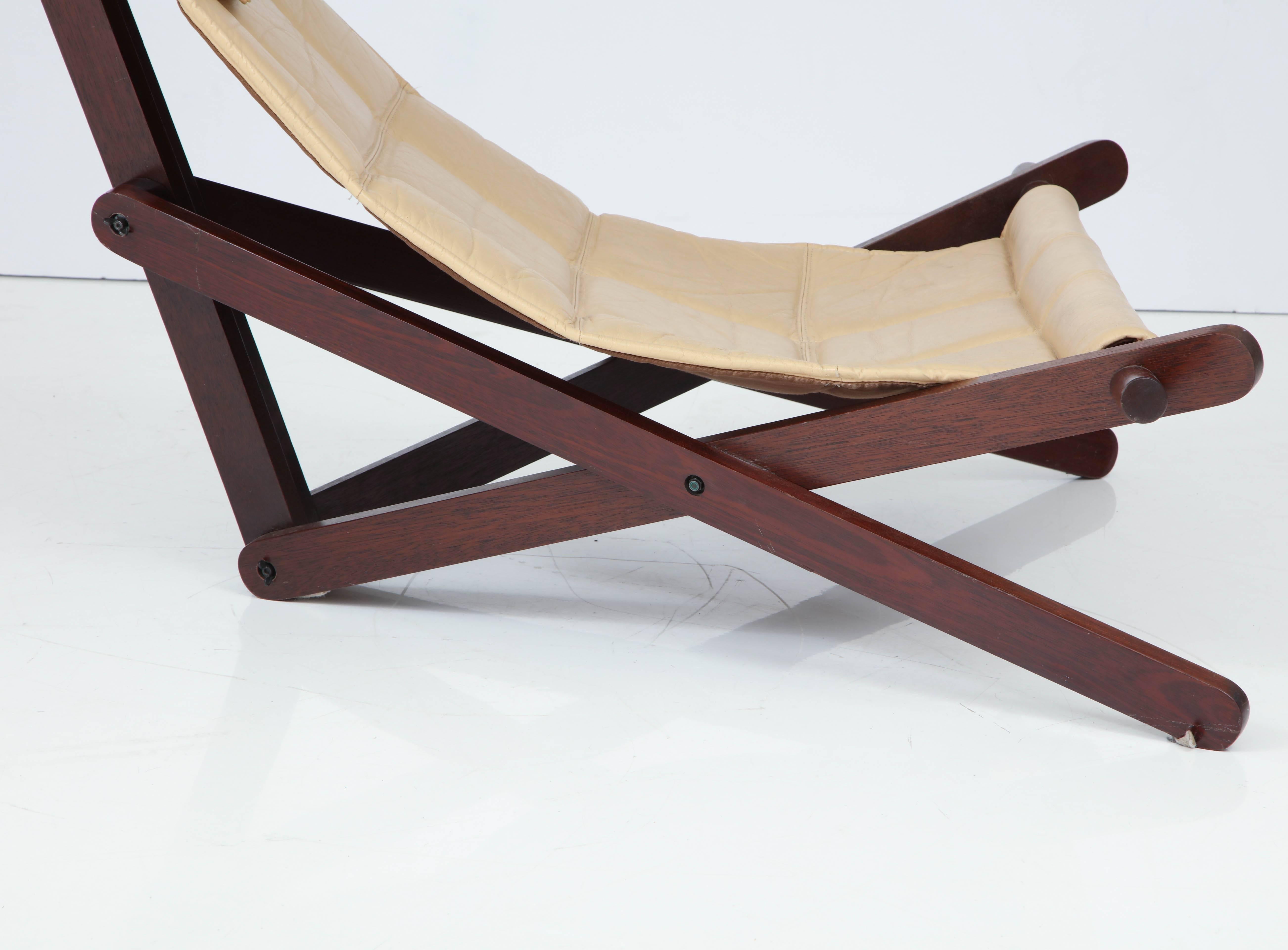 Mid-Century Modern Sail Chair by Dominic Michaelis For Sale