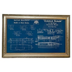 Used Sailboat Blueprint for Simple Simon