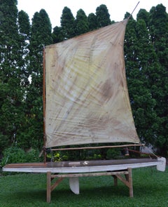 Sailboat, full size, no toy, Hand Built in 1948 by Returning WW II D-Day Veteran