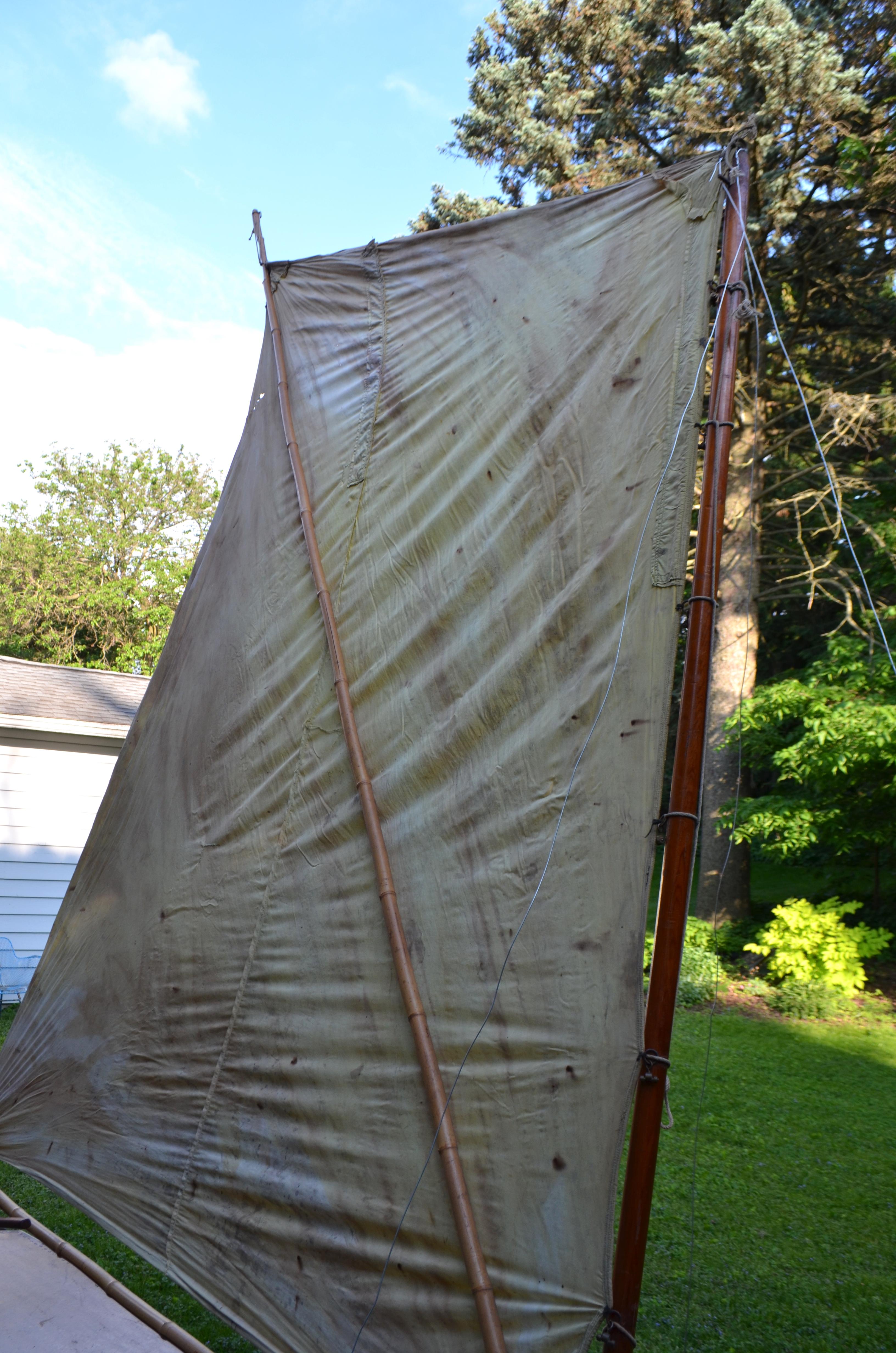 Sailboat, full size, no toy, Hand Built in 1948 by Returning WW II D-Day Veteran For Sale 2