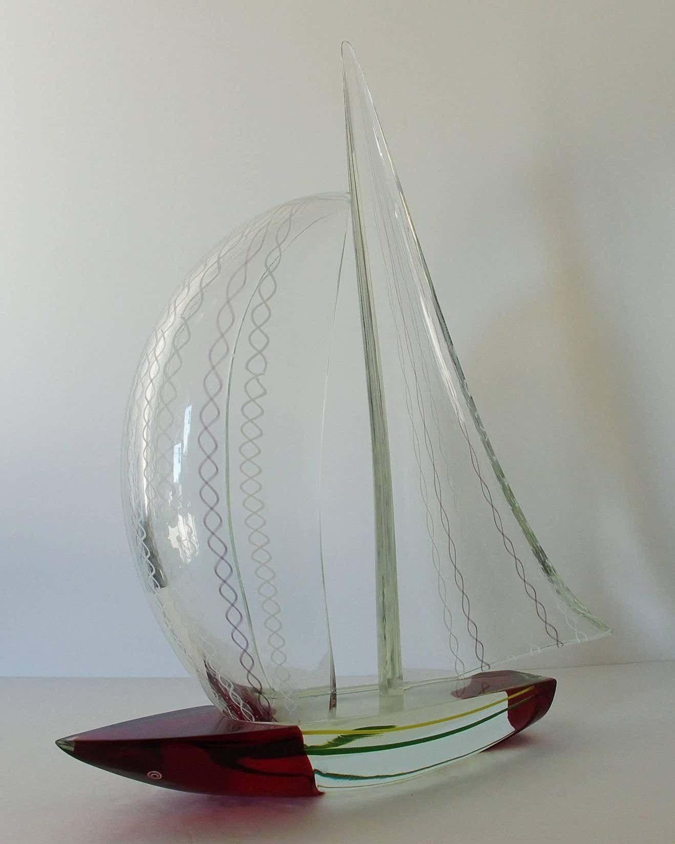 Sailboat Sculpture by Alberto Dona' 3